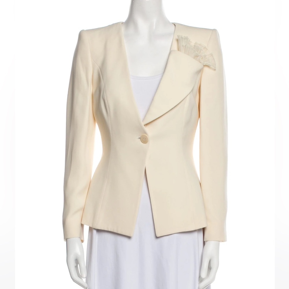 Giorgio Armani cream blazer